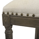 Paris - Farmhouse Counter Height Bar Stool With Backrest by HouseOfZazla