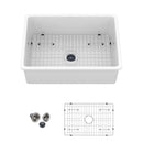 Rectangular Deep Single Bowl Kitchen Sink With Dual Mount Installation by HouseOfZazla