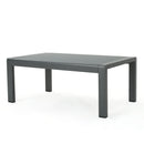 Outdoor Coffee Table Aluminum And Glass