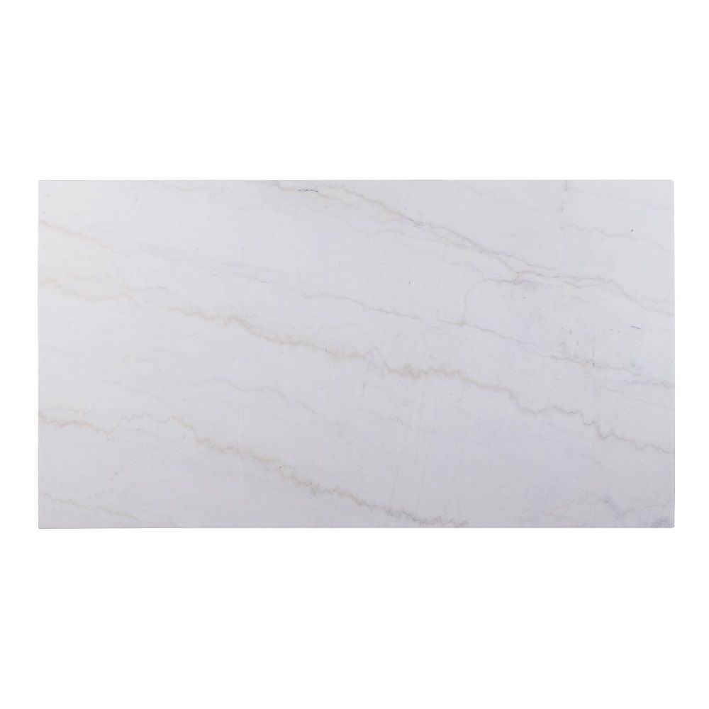 Gerardo - 30" Dining Table - White Marble Top & Weathered Espresso, photo 2 of 5