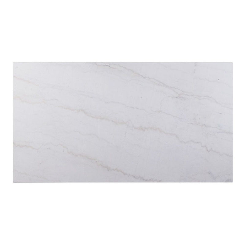 Gerardo - 30" Dining Table - White Marble Top & Weathered Espresso, photo 2 of 5