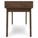 Clarkson - Desk - Rustic Natural Aged Brown by HouseOfZazla