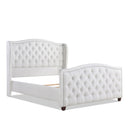 Marcella - Upholstered Shelter Headboard Bed Set by Unique Piece Furniture