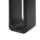 Art Sculptural Console Table With Oval Cutout Legs - Black by HouseOfZazla