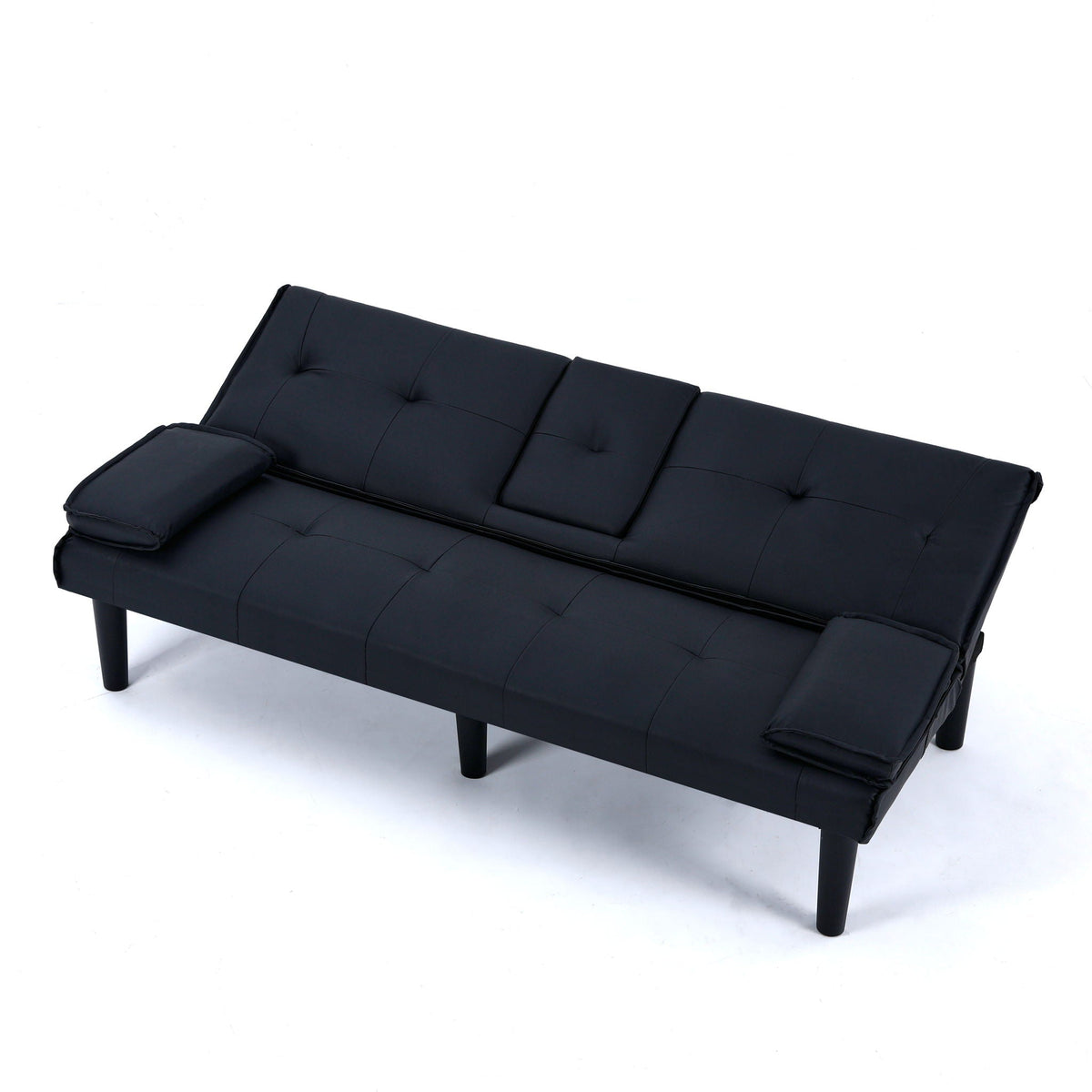 Sofa Bed With Foldable Design And Cup Holder, photo 14 of 40