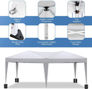 10'x20' EZ Pop Up Canopy Outdoor Portable Party Folding Tent with 6 Removable Sidewalls by HouseOfZazla
