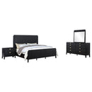 Brookmead 4-piece Eastern King Bedroom Set Black