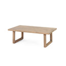 Outdoor Acacia Wood Loveseat and Coffee Table Set with Cushions by HouseOfZazla