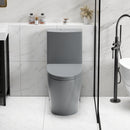 1 Piece Toilet With Tornado Flush, Dual Flush, And ADA Height Comfort Chair by HouseOfZazla