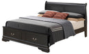 Upholstered Panel Sleigh Bed Design