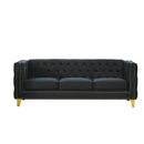 Modern Sofa With Button Tufting, Upholstered Couch For Living Room by HouseOfZazla