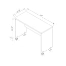 Printer Mobile Stand, Computer Desk, Home Office Desk by HouseOfZazla