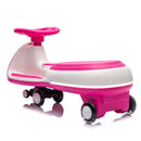 12V Electric Wiggle Ride On Car with Dual Motors & LED Lights