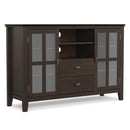 Artisan - Tall TV Media Stand - Dark Chestnut Brown