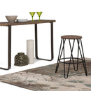 Simeon - Multifunctional Metal Stool With Wood Seat by Unique Piece Furniture