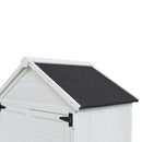 67-Inch White Storage Shed