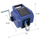 Reversible 12V Electric Trailer Winch for Boats up to 6000 lbs by HouseOfZazla
