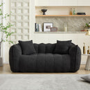 Cozy Beanbag Chair With High Resilience Foam Core For 2 by HouseOfZazla