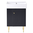 Bathroom Vanity, Combo Cabinet, Bathroom Storage Cabinet, Single Ceramic Sink by Unique Piece Furniture