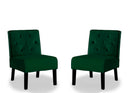 Reese - Living Room Armless Button Tufted Pattern Accent Chair (Set of 2) by Unique Piece Furniture