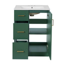 Bathroom Vanity With Under Mount Sink, 2 Drawers And Soft Closing Door by HouseOfZazla