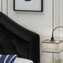 Kaarina Contemporary Tufted Fabric Headboard