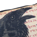 Crow Happy Halloween Pillow - Beige / Black by Unique Piece Furniture