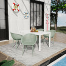 4 Pack Lounge Chair Set With Long Table by HouseOfZazla
