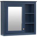 30" x 28" Medicine Cabinet, Wall Mounted Bathroom Storage Cabinet, Modern Bathroom Wall Cabinet with Mirror,Medicine Cabinet, Mirror Cabinet with 3 Open Shelves (Not Include Bathroom Vanity)