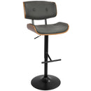 Lombardi - Mid Century Modern Adjustable Barstool by HouseOfZazla