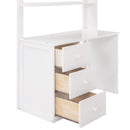 Loft Bed With Drawers, Desk, And Wardrobe by HouseOfZazla