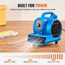 Floor Blower 1360 RPM 600 CFM Air Mover with 4 Blowing Angles 3-Speeds by HouseOfZazla