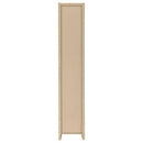 Rectangular Bookcase Tall Slim Storage With 9 Shelves - Brown by HouseOfZazla