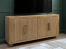 Niam - Accent Cabinet - Light Antique Beige