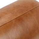 Nico - Round Ottoman Stool - Brown by HouseOfZazla