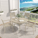 VRSHWO Iron Terrace Dining Chairs, Set of 2 by HouseOfZazla