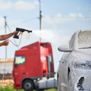 Cordless Pressure Washer With 6 In 1 Nozzle Portable Electric Power Washer High Pressure Water Sprayer 1000PSI Car Washer Cleaner with 12000mAh 21V Re