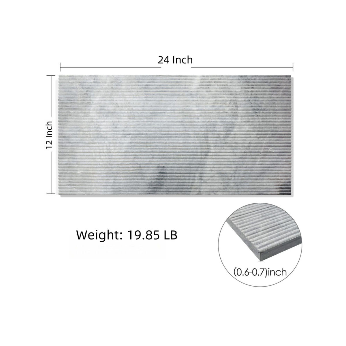 Textured Finished, 3D Tiles For Wall Decoration (Set of 4), photo 6 of 33