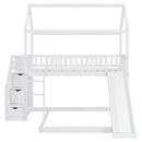 House Bunk Bed With Slide