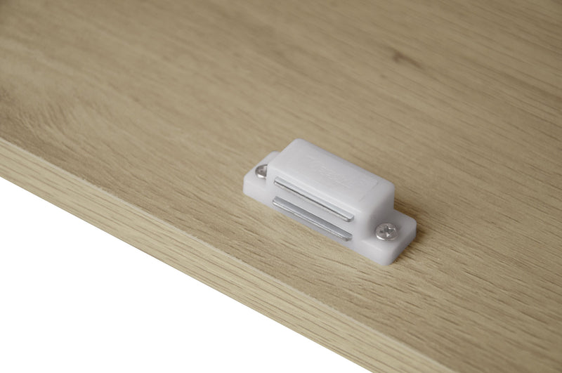 4 Door Cabinet with 4 Shelves with 4 Adjustable Inner Shelves, Storage Cabinet