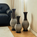 Tall Designer Floor Vase With Elegant 2 Tone by HouseOfZazla