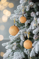 Christmas Ball Glass Decorative Hanging Ball Christmas Tree Ornaments For Holiday Party Decorations by Unique Piece Furniture