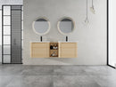 60'' Wall-Mounted Bathroom Vanity with Storage