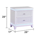 Opium - 2 Drawer Nightstand - White