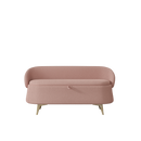 50 inchesMulti-functional long rectangular bed end storage sofa stool teddy fleece