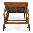 Jason Chaise Lounge Adjustable Acacia Wood Outdoor Furniture by HouseOfZazla