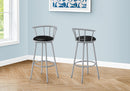 Swivel Stool Bar Height, Stylish Design Contemporary & Modern (Set of 2) by HouseOfZazla