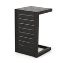 Aluminum Outdoor C-Shaped Side Table for Patio by HouseOfZazla