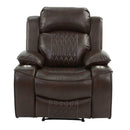 Power Motion Living Room Set With USB Port, Adjustable Headrest, Cup Holder by HouseOfZazla