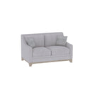 Loveseat With Casual Accent - Gray by HouseOfZazla